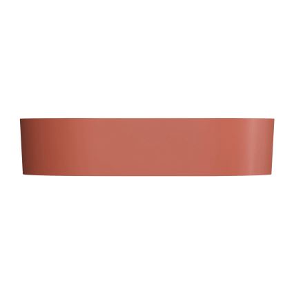 OMNIRES OVOUNTE - Bordpladevask OVO 55x36 cm, dolomit/mat terracotta