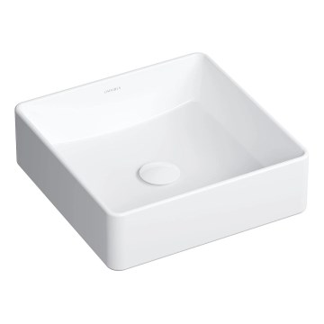 OMNIRES PASADENA360BP - Bordmonteret håndvask PASADENA 36x36 cm keramik/højglans hvid