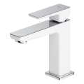 OMNIRES PM7410CRB - Håndvaskarmatur PARMA 15 cm blank krom/hvid