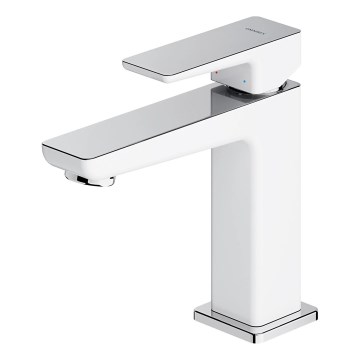 OMNIRES PM7410CRB - Håndvaskarmatur PARMA 15 cm blank krom/hvid