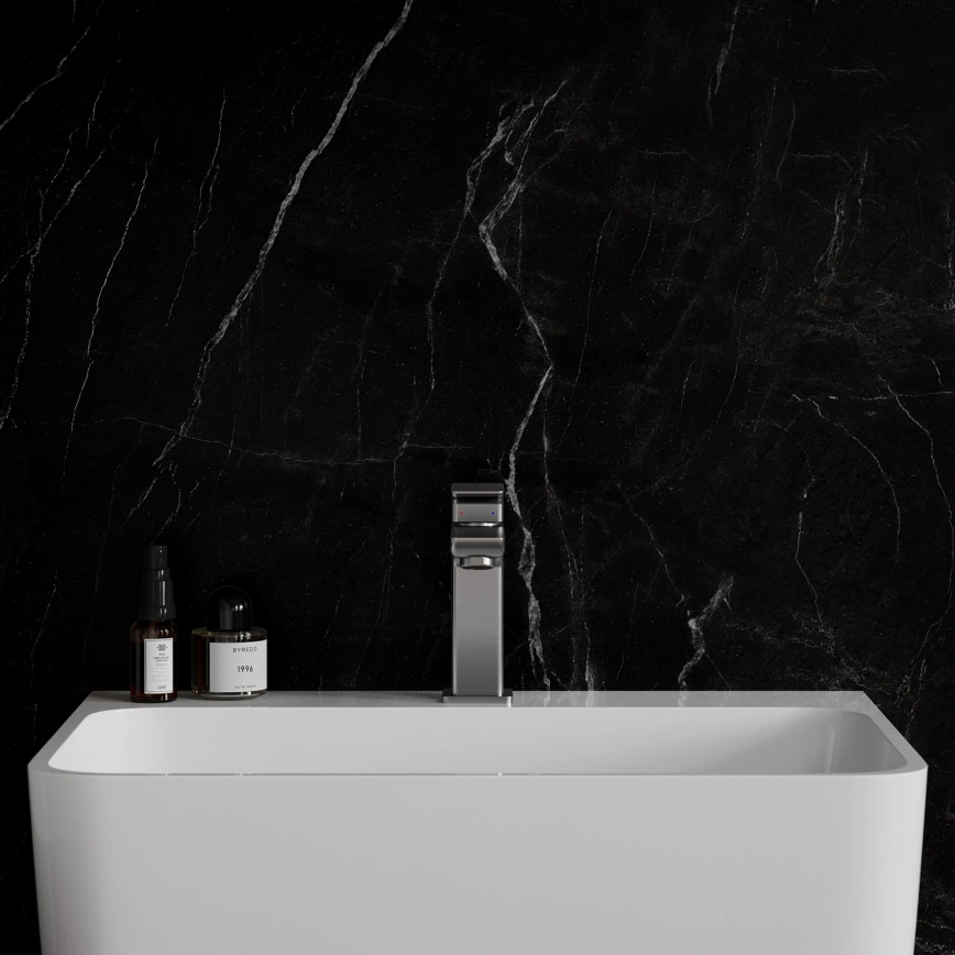 OMNIRES PM7410IN - Håndvaskarmatur PARMA 15 cm børstet nikkel