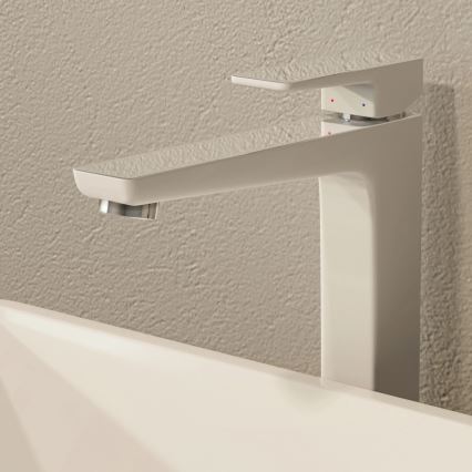 OMNIRES PM7412CRB - Hane PARMA 27,3 cm skinnende krom/hvid