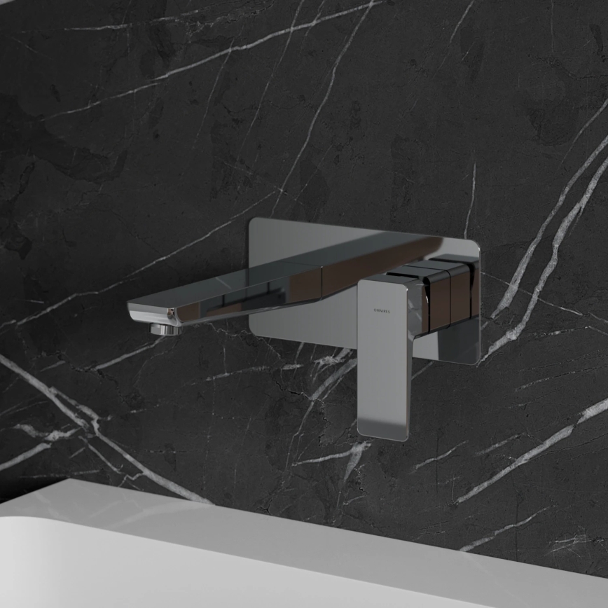 OMNIRES PM7415CR - Håndvaskarmatur til skjult installation PARMA skinnende krom