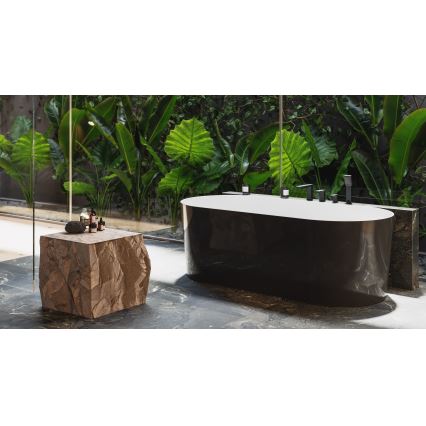 OMNIRES PM7432BL - Hane til badekar 4-huls PARMA mat sort