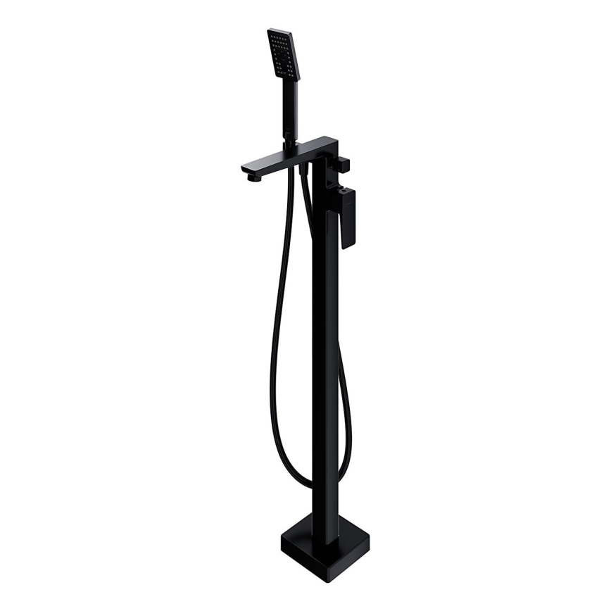 OMNIRES PM7433BL - Fritstående badesæt med hane PARMA mat sort