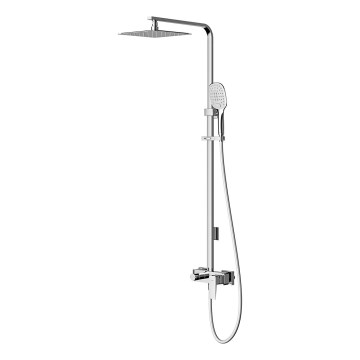 OMNIRES PM7444CR - Brusesæt med hane PARMA skinnende krom