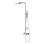 OMNIRES PM7444CR - Brusesæt med PARMA armatur i blank krom
