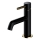 OMNIRES Y1210NBLGL - Håndvaskarmatur Y 16,2 cm satinmat sort/skinnende guld