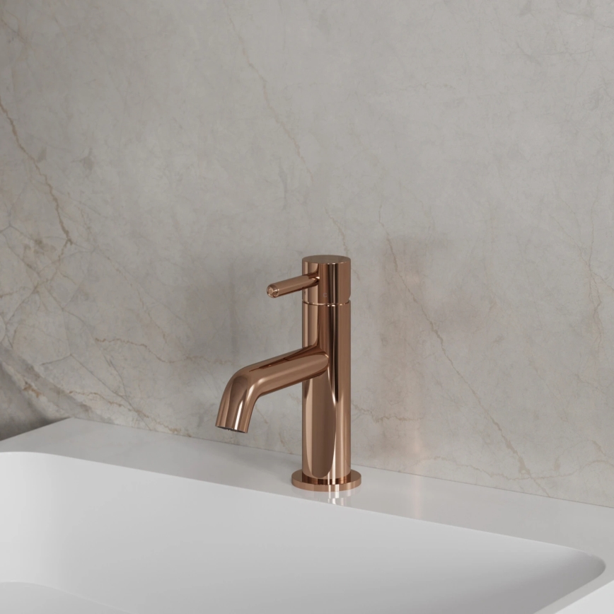 OMNIRES Y1210NCP - Håndvaskarmatur Y 16,2 cm i poleret kobber