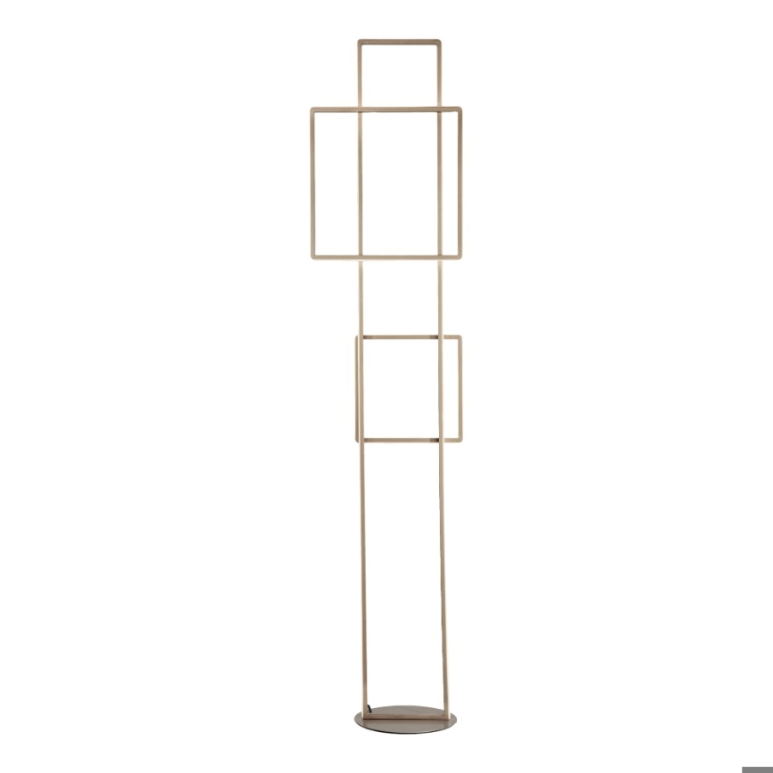 Ondaluce - Dæmpbar LED-gulvlampe DOWEL LED/77W/230V, guldfarvet