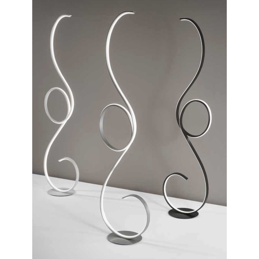 Ondaluce - Dæmpbar LED-gulvlampe FLOK LED/44W/230V 152 cm hvid