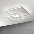 Ondaluce - Dæmpbar LED-loftlampe DOWEL LED/46W/230V, sølv