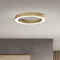 Ondaluce - Dæmpbar LED-loftlampe GLOBUS LED/40W/230V 3000/4000K Ø 60 cm guld