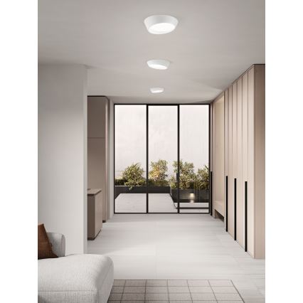 Ondaluce - LED dæmpbar loftlampe HALF LED/25W/230V 3000/4000K Ø 38,5 cm hvid