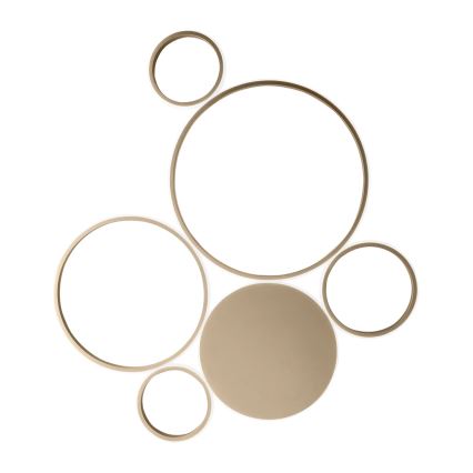 Ondaluce - Dæmpbar LED-loftlampe POIS LED/68W/230V, guld