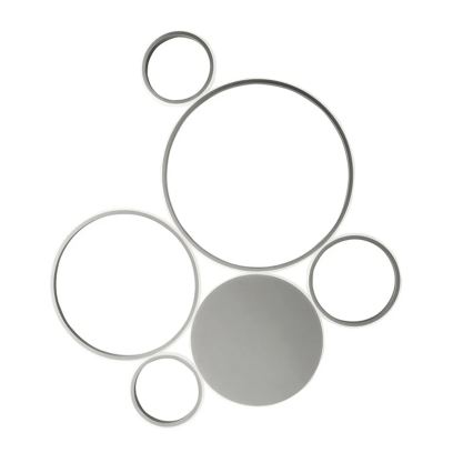 Ondaluce - Dæmpbar LED-loftlampe POIS LED/68W/230V sølvfarvet