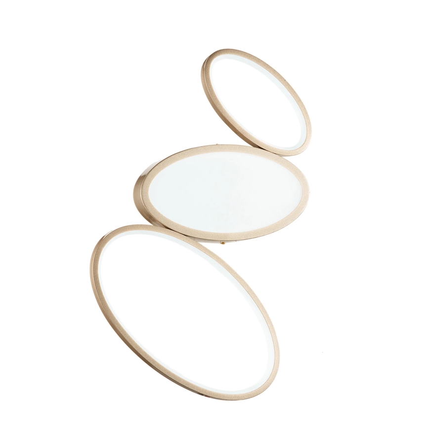 Ondaluce - Dæmpbar LED-loftlampe RICE LED/25W/230V 38x63 cm guld