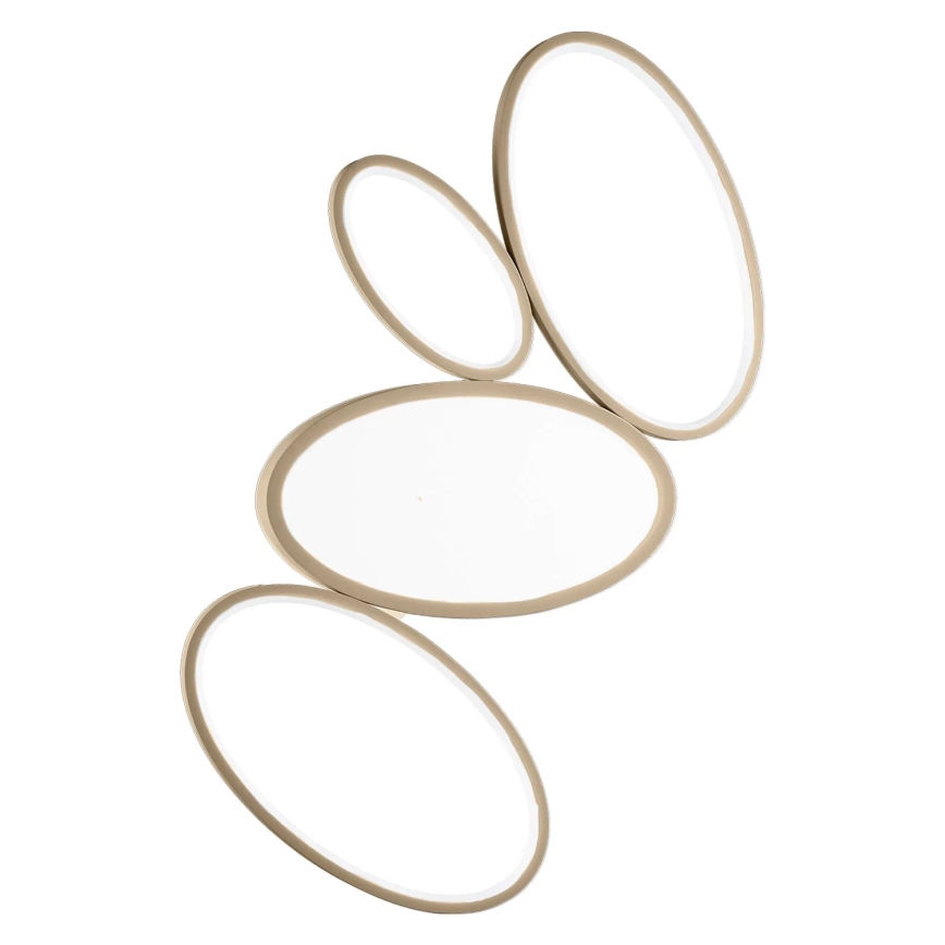 Ondaluce - Dæmpbar LED-loftlampe RICE LED/34W/230V 45x80 cm guldfarvet