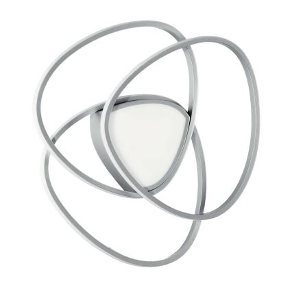 Ondaluce - Dæmpbar LED-loftlampe ROSE LED/60W/230V 50x54 cm sølvfarvet