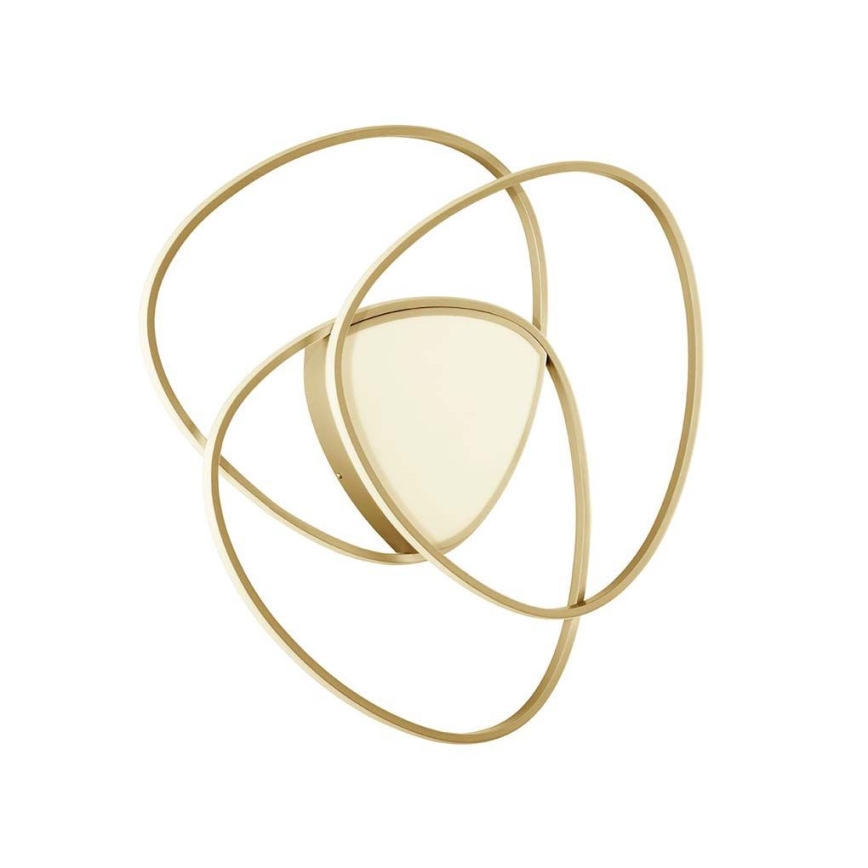 Ondaluce - Dæmpbar LED-loftlampe ROSE LED/60W/230V, guld