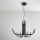 Ondaluce - Dæmpbar LED-lysekrone med wireophæng NOUVEAU LED/35W/230V Ø 78 cm sort