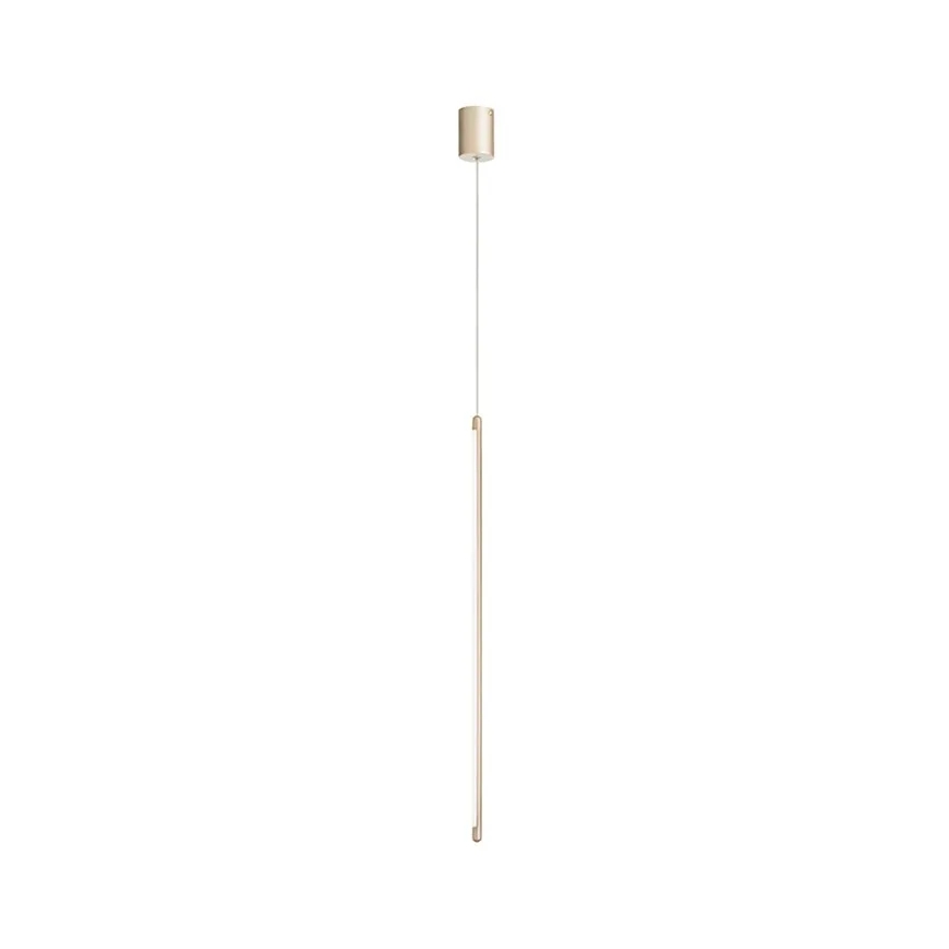Ondaluce - Dæmpbar LED-pendel på wire GENIUS LED/12W/230V Ø 1,5 cm, guld