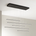 Ondaluce - Dæmpbar LED-pendel på wire GENIUS LED/72W/230V sort