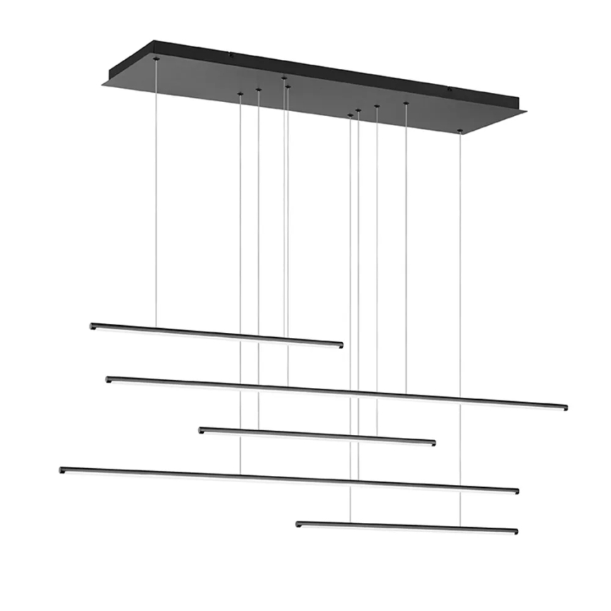 Ondaluce - Dæmpbar LED-pendel på wire GENIUS LED/72W/230V sort