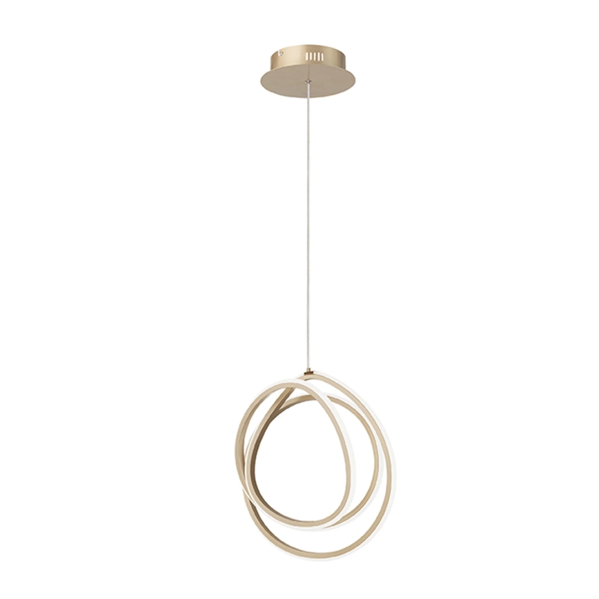 Ondaluce - Dæmpbar LED-pendel på wire GOLDEN LED/28W/230V, gylden