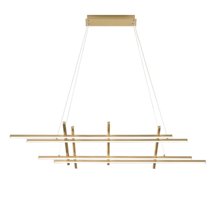 Ondaluce - Dæmpbar LED-pendel på wire MOVIDA LED/114W/230V guld