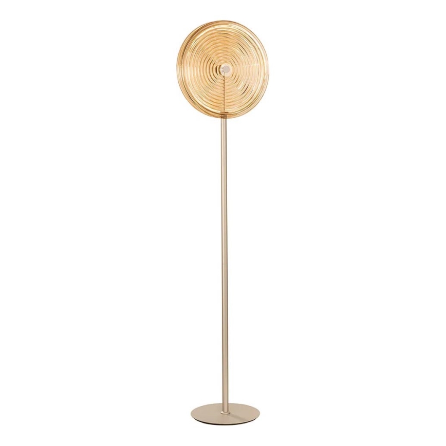 Ondaluce - Erstatningslampskærm til gulvlampen JOKEY, Ø 40 cm, røget beige