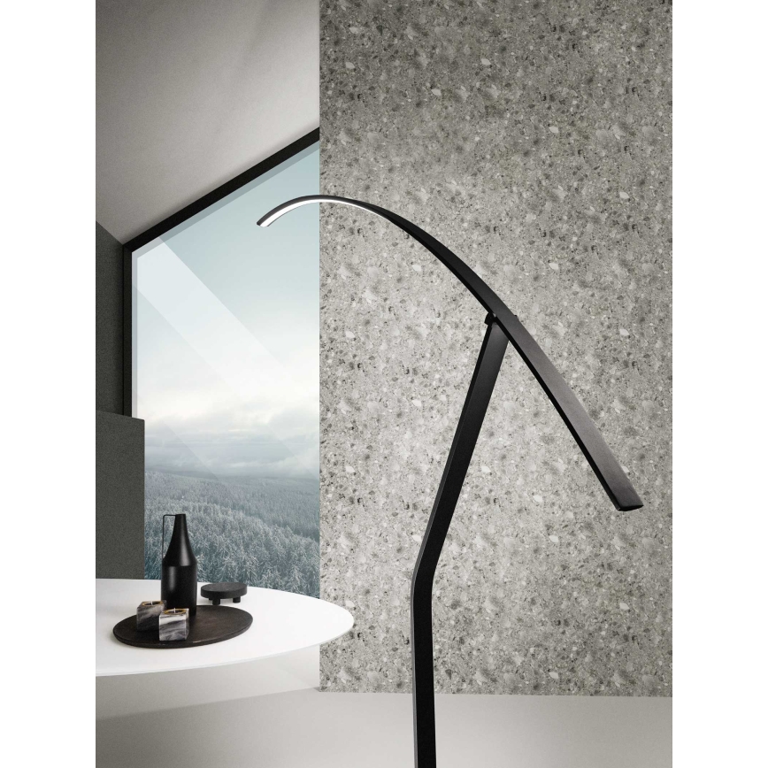 Ondaluce - LED Dæmpbar gulvlampe FOLAGA LED/30W/230V 190 cm sort