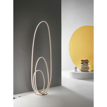 Ondaluce - LED-dæmpbar gulvlampe GOLDEN LED/45W/230V 160 cm guld