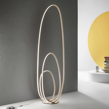 Ondaluce - LED-dæmpbar gulvlampe GOLDEN LED/45W/230V guld