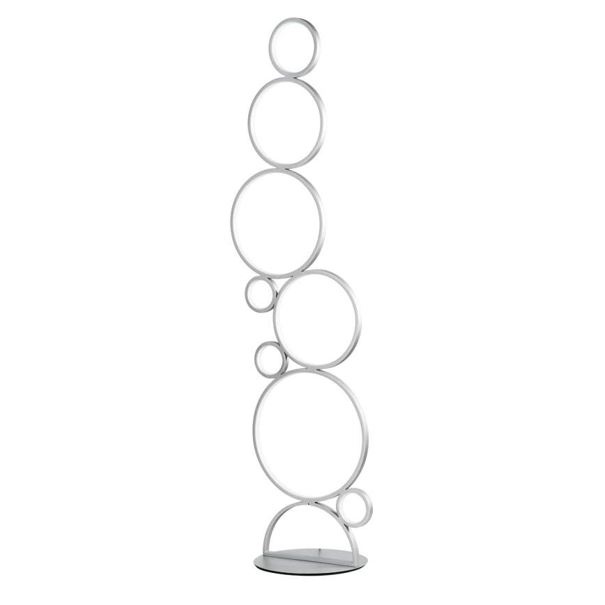 Ondaluce - LED-dæmpbar gulvlampe POIS LED/52W/230V 160 cm sølvfarvet