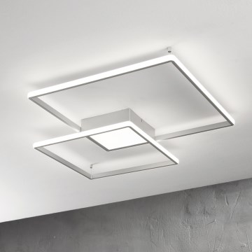 Ondaluce - LED dæmpbar loftlampe DOWEL LED/60W/230V sølv