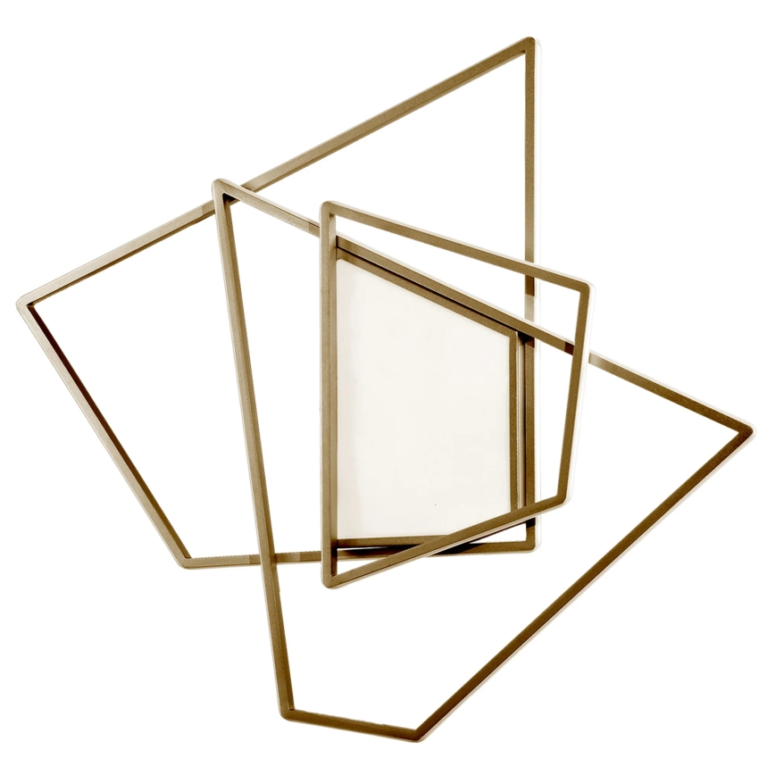 Ondaluce - LED Dæmpbar loftlampe GALAXY LED/90W/230V guldfarvet