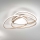 Ondaluce - LED-dæmpbar loftlampe ROSE LED/60W/230V 50x54 cm guld
