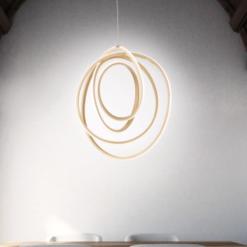 Ondaluce - LED-dæmpbar pendel på kabel GOLDEN LED/50W/230V Ø 50 cm, guld