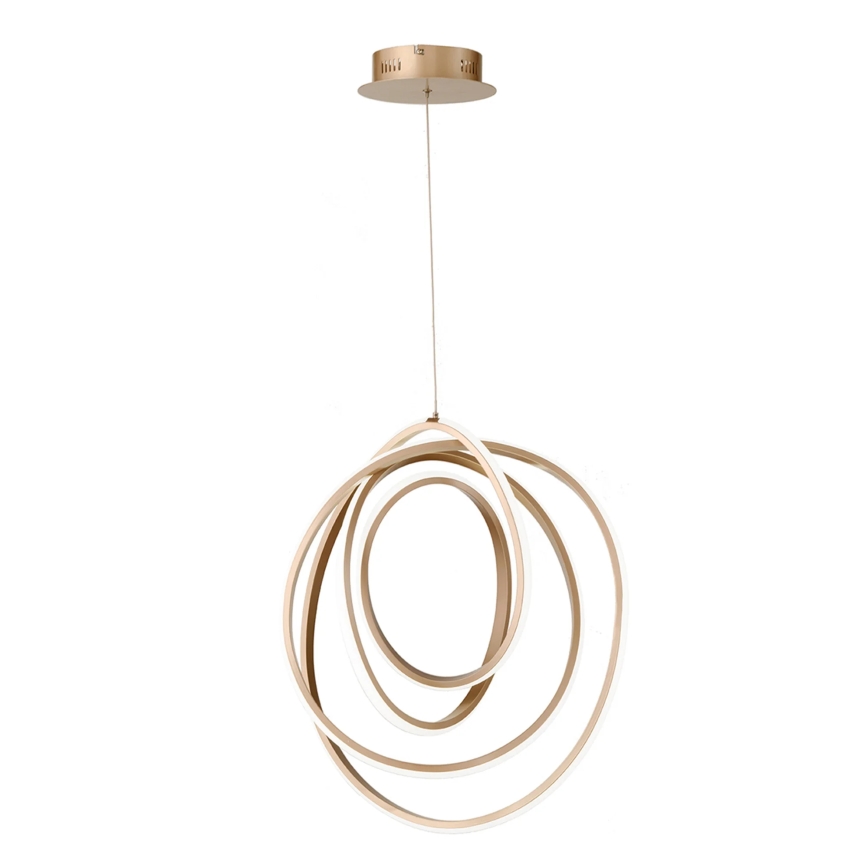 Ondaluce - LED-dæmpbar pendel på kabel GOLDEN LED/50W/230V Ø 50 cm, guld