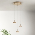 Ondaluce - LED dæmpbar pendel på kabel NINA LED/24W/230V Ø 35 cm guld