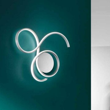 Ondaluce - LED-dæmpbar vægarmatur TWIST LED/57W/230V hvid