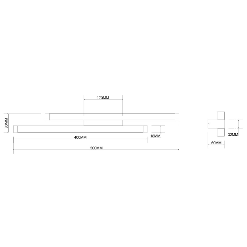 Ondaluce - LED-dæmpbar væglampe MOVIDA LED/16W/230V, guld