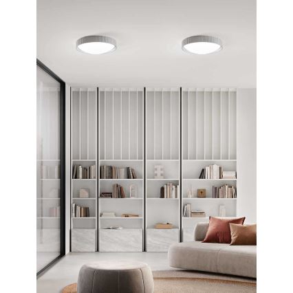 Ondaluce - LED loftlampe CONCRETE LED/20W/230V Ø 41 cm beton/grå