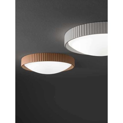 Ondaluce - LED loftlampe CONCRETE LED/20W/230V Ø 41 cm beton/grå