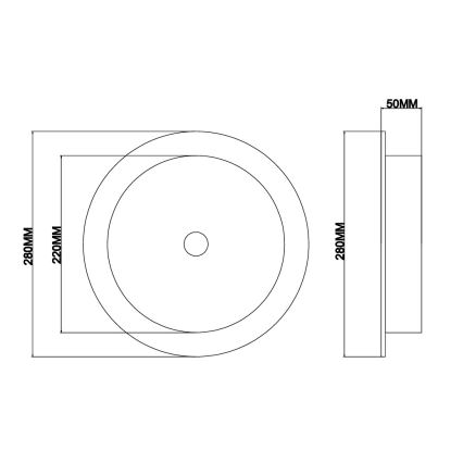 Ondaluce - LED-væglampe JOKEY LED/10W/230V guld/røget beige