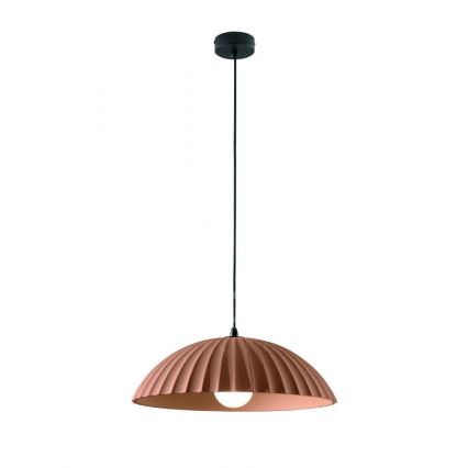 Ondaluce - RUSTIC pendel på ledning 1xE27/15W/230V Ø 50 cm beton/brun