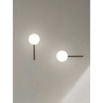 Ondaluce - Væglampe JEWEL 1xE14/10W/230V røget sort