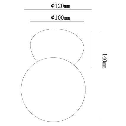 Ondaluce - Væglampe ROCK 1xG9/7W/230V beton/hvid