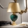 ONLI - Bordlampe AMADEUS 1xE27/15W/230V 72 cm grøn/guldfarvet